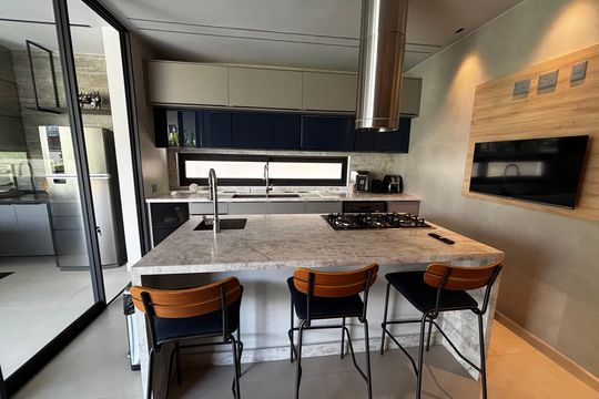 Cozinha de casa de condomínio à venda com 5 quartos, 1500m² em Barra da Tijuca, Rio de Janeiro