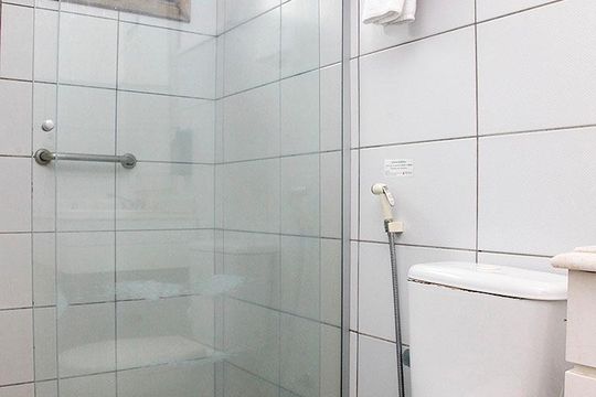 Banheiro Quarto Suíte de apartamento à venda com 1 quarto, 59m² em Independência, Porto Alegre