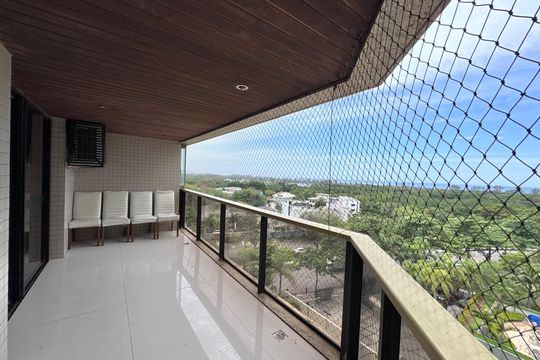 Varanda de apartamento à venda com 3 quartos, 165m² em Barra da Tijuca, Rio de Janeiro