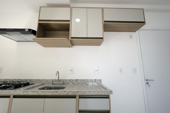 Cozinha de apartamento para alugar com 2 quartos, 56m² em Parque das Nações, Santo André