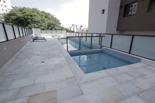 Área comum - Piscina de apartamento para alugar com 2 quartos, 56m² em Parque das Nações, Santo André