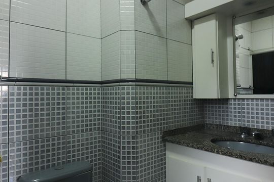 Banheiro Social de apartamento à venda com 2 quartos, 120m² em Suiço, São Bernardo do Campo