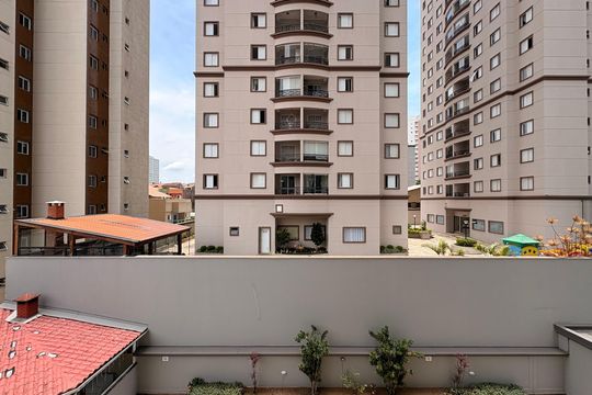 Vista da Sacada de apartamento à venda com 2 quartos, 70m² em Vila Helena, Santo André