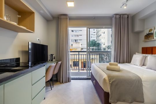 Apartamento para alugar com 1 quarto, 18m² em Bela Vista, São Paulo