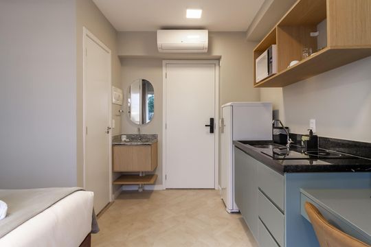 Apartamento para alugar com 1 quarto, 18m² em Bela Vista, São Paulo