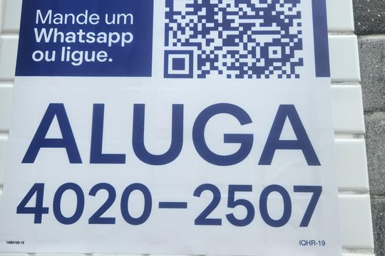 Placa Instalada de apartamento para alugar com 1 quarto, 45m² em Campo Grande, Salvador