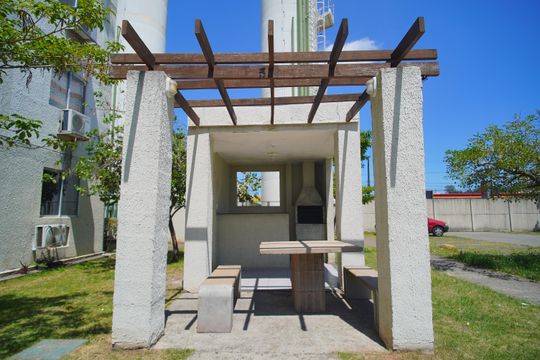 Área comum - Churrasqueira de apartamento à venda com 2 quartos, 40m² em Santos Dumont, São Leopoldo