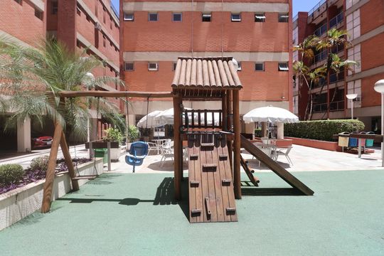 Área comum - Playground de apartamento para alugar com 2 quartos, 100m² em Jardim Tres Marias, Guarujá