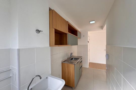 Cozinha de apartamento para alugar com 2 quartos, 52m² em Recreio dos Bandeirantes, Rio de Janeiro