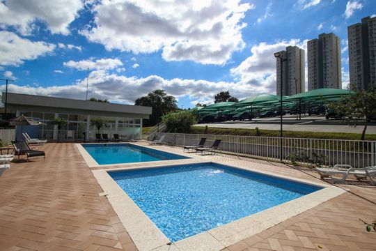 Área comum - Piscina de apartamento para alugar com 2 quartos, 52m² em Jardim Guarujá, Sorocaba
