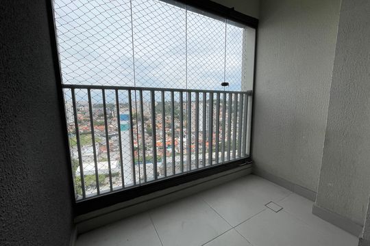 Varanda da Sala de apartamento à venda com 2 quartos, 54m² em Vila Sonia, São Paulo