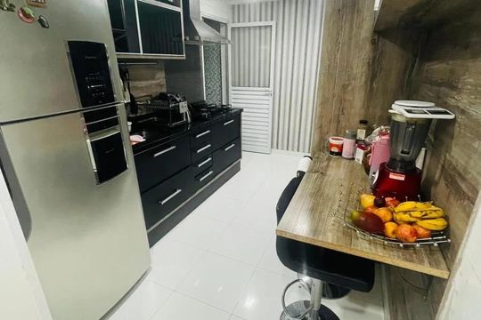 Cozinha de apartamento à venda com 3 quartos, 128m² em Vila Leonor, Guarulhos