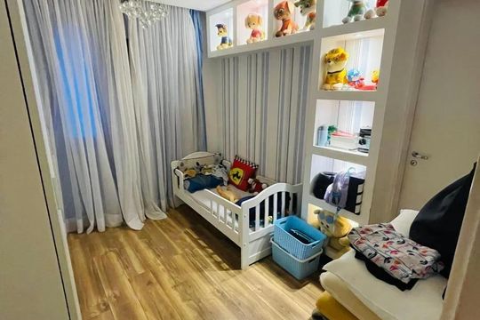 Quarto de apartamento à venda com 3 quartos, 128m² em Vila Leonor, Guarulhos