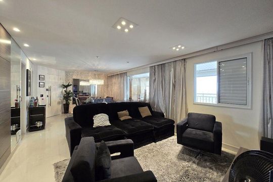 Sala de apartamento à venda com 3 quartos, 128m² em Vila Leonor, Guarulhos