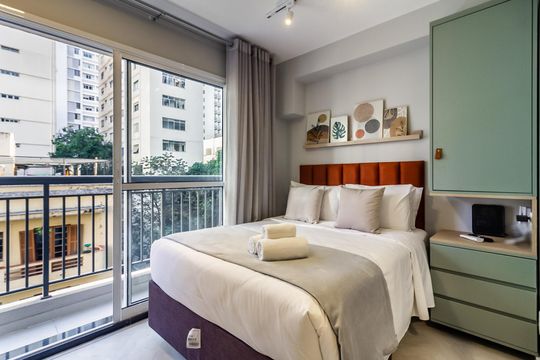 Apartamento para alugar com 1 quarto, 18m² em Bela Vista, São Paulo