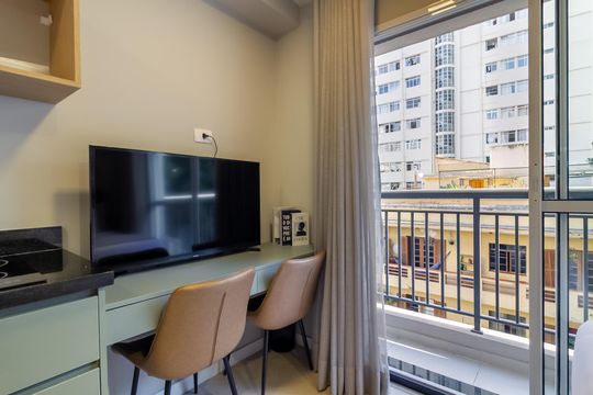 Apartamento para alugar com 1 quarto, 18m² em Bela Vista, São Paulo