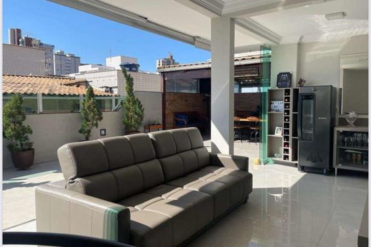 sala 2 de apartamento à venda com 3 quartos, 175m² em Serra, Belo Horizonte