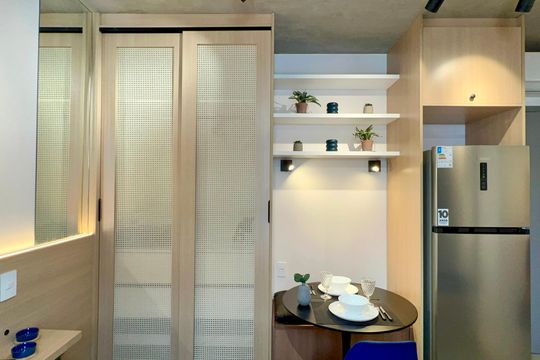 Studio de kitnet/studio para alugar com 1 quarto, 20m² em Cerqueira César, São Paulo