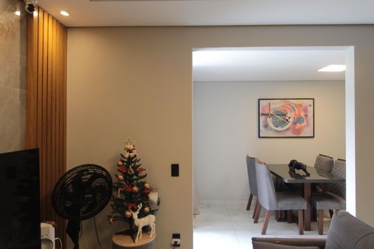 Sala de apartamento à venda com 3 quartos, 150m² em Paquetá, Belo Horizonte
