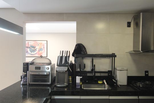 Cozinha de apartamento à venda com 3 quartos, 150m² em Paquetá, Belo Horizonte