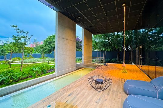 Lounge Externo de kitnet/studio para alugar com 1 quarto, 28m² em Paraíso, São Paulo