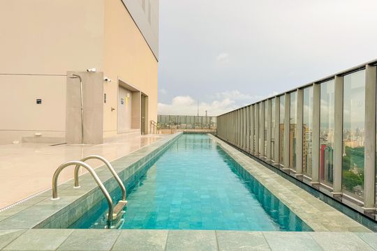 Piscina de kitnet/studio para alugar com 1 quarto, 28m² em Paraíso, São Paulo