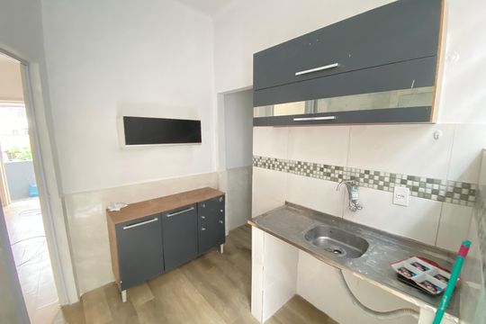 Cozinha de casa à venda com 1 quarto, 30m² em Engenho de Dentro, Rio de Janeiro