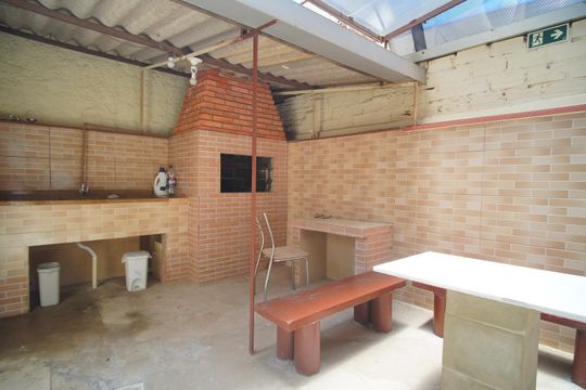 Área comum - Churrasqueirahall de apartamento para alugar com 1 quarto, 30m² em Cristo Rei, São Leopoldo