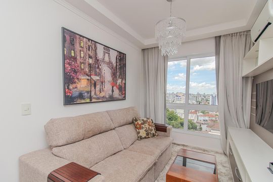 Sala de apartamento à venda com 2 quartos, 58m² em Santo Antônio, Porto Alegre