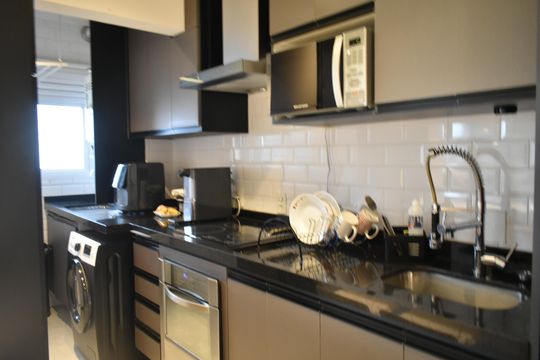 Cozinha de apartamento à venda com 2 quartos, 69m² em Vila do Bosque, São Paulo