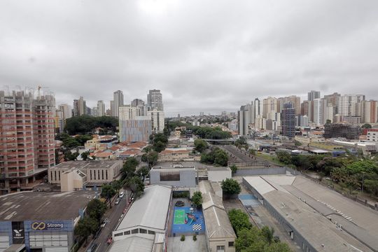 Vista da Sacada de apartamento à venda com 3 quartos, 73m² em Jardim, Santo André