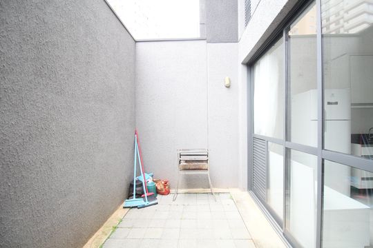 Varanda do Studio de kitnet/studio à venda com 1 quarto, 34m² em Vila Sonia, São Paulo