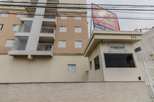 Fachada de apartamento à venda com 2 quartos, 52m² em Vila Curuçá, Santo André