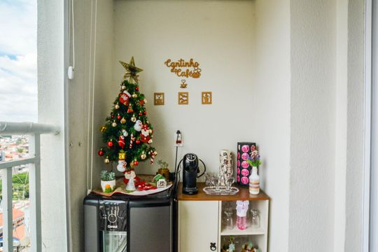 Sala de apartamento à venda com 2 quartos, 52m² em Vila Curuçá, Santo André