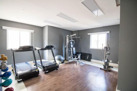 Área comum - Academia de apartamento à venda com 2 quartos, 52m² em Vila Curuçá, Santo André