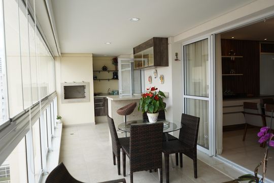 Sacada de apartamento à venda com 3 quartos, 152m² em Mooca, São Paulo