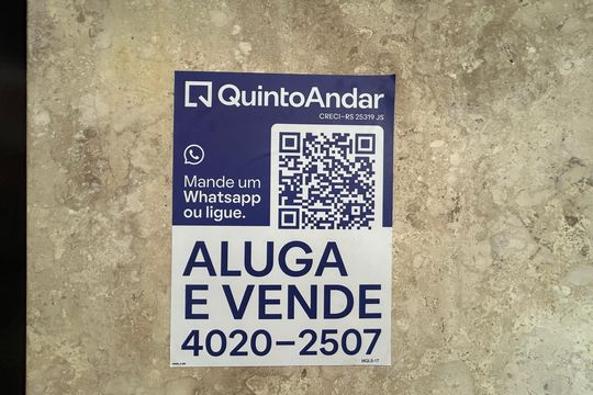 Placa de apartamento à venda com 1 quarto, 45m² em Centro, São Leopoldo