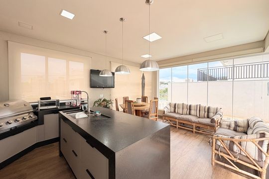 Área gourmet de casa de condomínio à venda com 4 quartos, 483m² em Horto Florestal, Jundiaí
