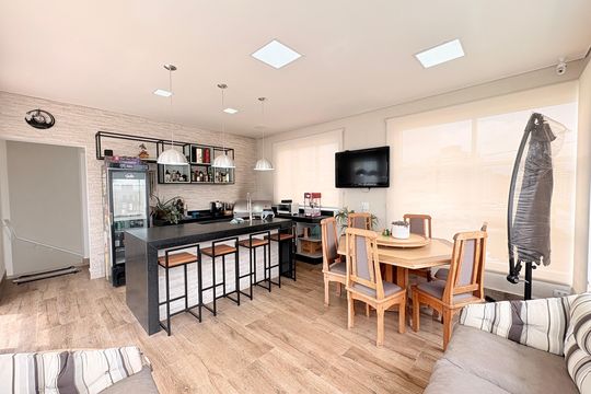 Área gourmet de casa de condomínio à venda com 4 quartos, 483m² em Horto Florestal, Jundiaí