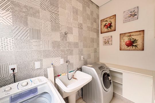 Área de Serviço de casa de condomínio à venda com 4 quartos, 483m² em Horto Florestal, Jundiaí