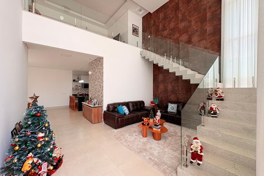 Sala de casa de condomínio à venda com 4 quartos, 483m² em Horto Florestal, Jundiaí