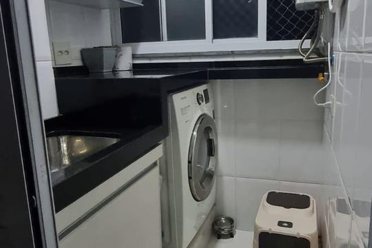 Área de serviço de apartamento à venda com 2 quartos, 57m² em Vila Medeiros, São Paulo