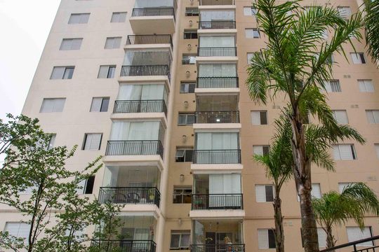 Fachada do bloco de apartamento à venda com 3 quartos, 113m² em Centro, Diadema