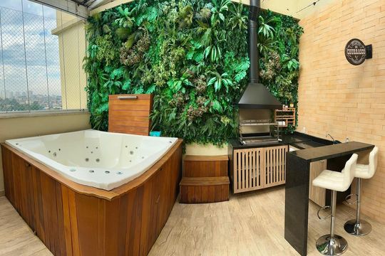 Varanda de apartamento à venda com 2 quartos, 130m² em Jardim Sao Caetano, São Caetano do Sul