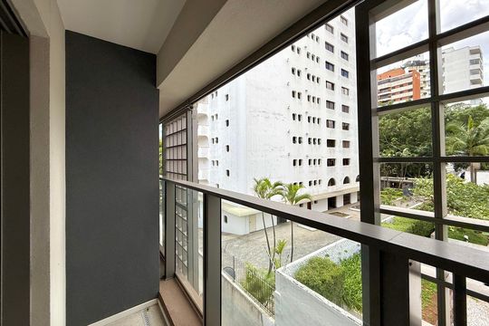Sacada de kitnet/studio para alugar com 1 quarto, 26m² em Campo Belo, São Paulo