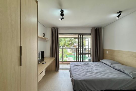 Quarto  de kitnet/studio para alugar com 1 quarto, 26m² em Campo Belo, São Paulo