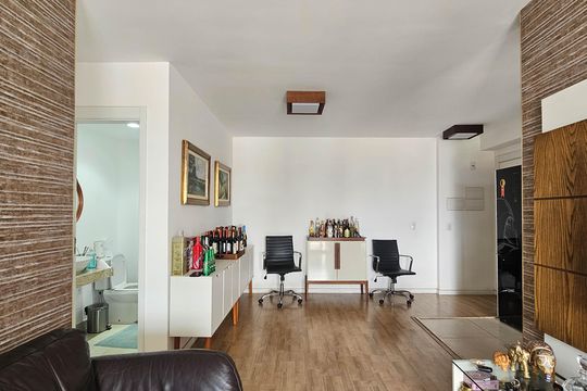 Sala de apartamento para alugar com 3 quartos, 94m² em Barra Funda, São Paulo
