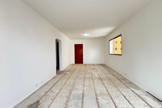 Sala de apartamento para alugar com 3 quartos, 145m² em Indianópolis, São Paulo