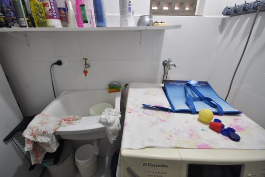Área de Serviço de casa para alugar com 1 quarto, 25m² em Vila Irmaos Arnoni, São Paulo