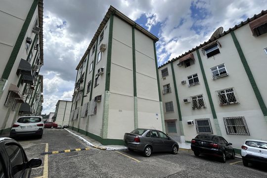 Fachada do bloco de apartamento à venda com 2 quartos, 49m² em Inhaúma, Rio de Janeiro
